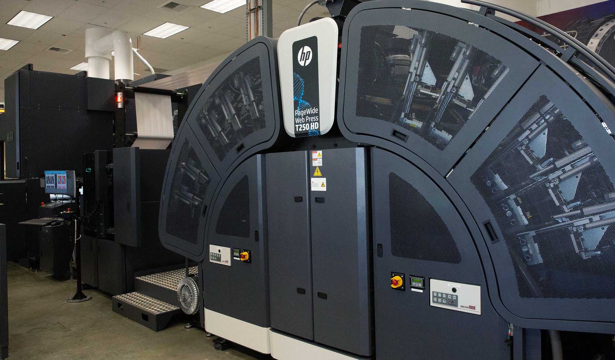 Design Distributors Introduces New HP PageWide Web Press T250 HD